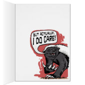 Honey Badger does Care Cards (Inside (Right))