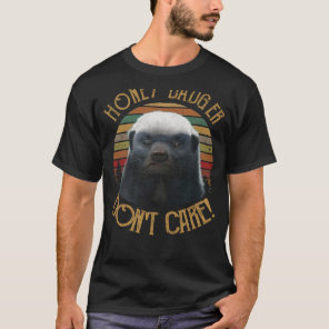 Honey Badger Don_t Care Vintage T-Shirt Unisex