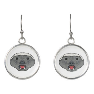 Honey Badger Earrings