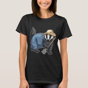 Honey badger Farmer Rake T-Shirt