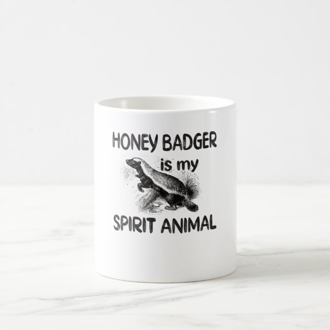 Honey Badger Gifts Animal Honey Badger Lover Coffee Mug (Center)
