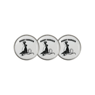 Honey badger golf ball marker