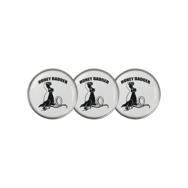 Honey badger golf ball marker (3 Up)