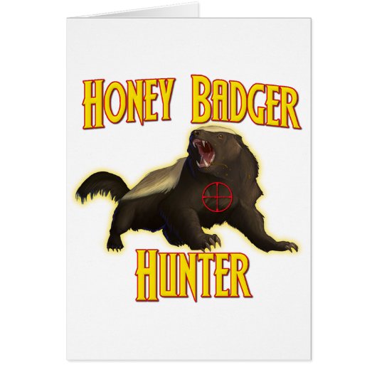 Honey Badger Hunter Cards (Front)