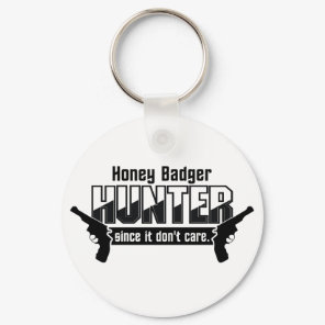 Honey Badger Hunter key chain