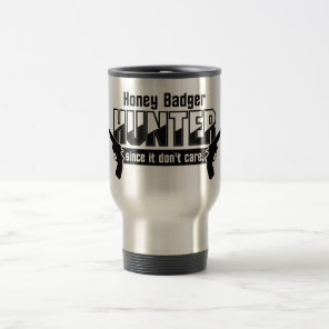 Honey Badger Hunter mug - choose style & color