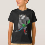 Honey badger Ice hockey Ice hockey stick T-Shirt