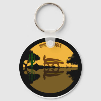 honey badger keychain