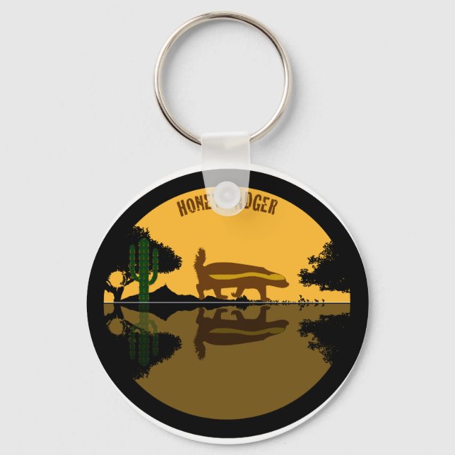 honey badger keychain (Front)