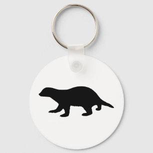 Honey Badger Keychain