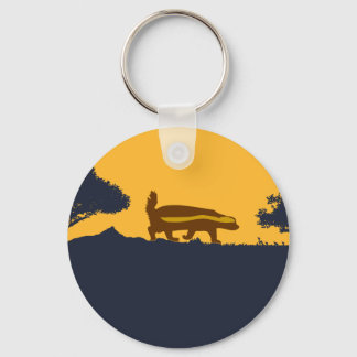 honey badger keychain