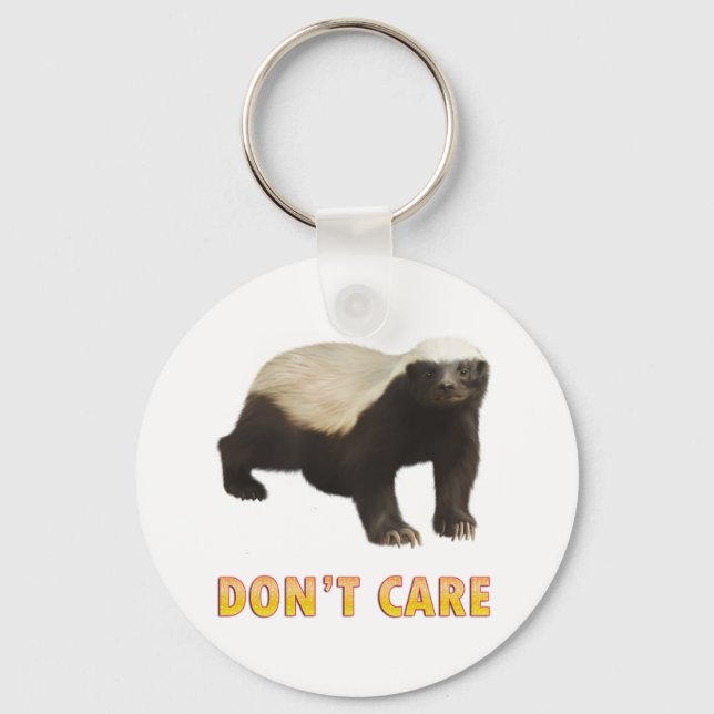 Honey Badger Keychain (Front)