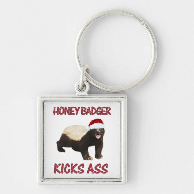 Honey Badger Kicks... Keychain (Front)