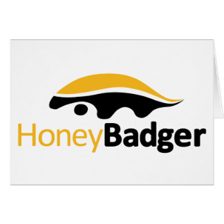 Honey Badger Logo Cards