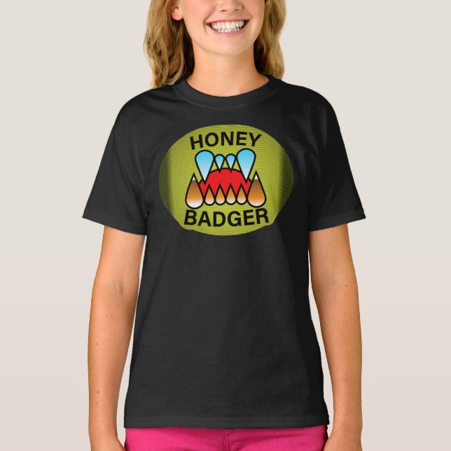 Honey Badger Logo Classic T-Shirt (Front)