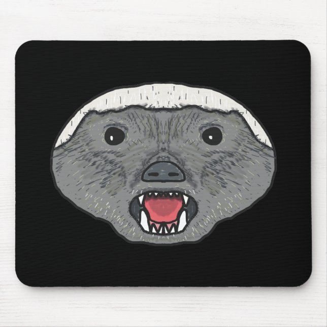 Honey Badger Mouse Pad (Front)
