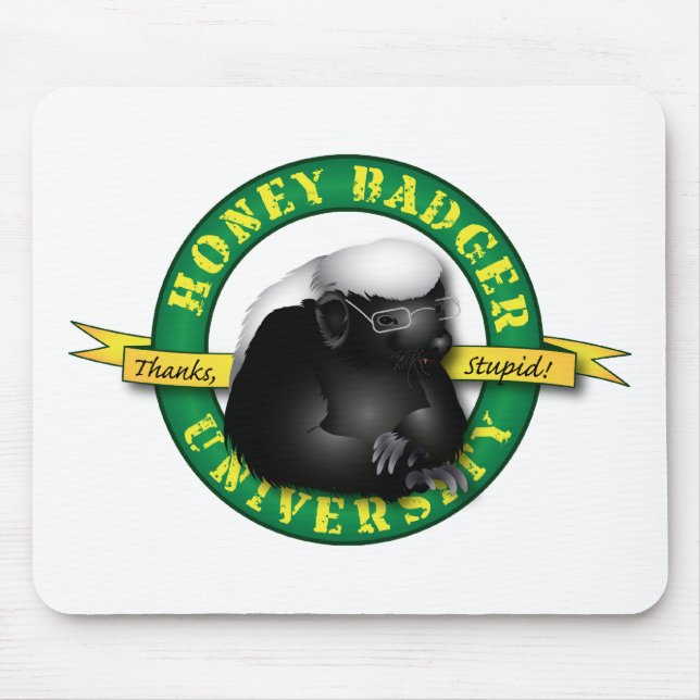 Honey Badger Mousepad (Front)