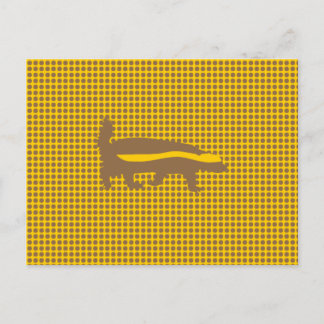 honey badger postcard