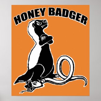 Honey badger poster