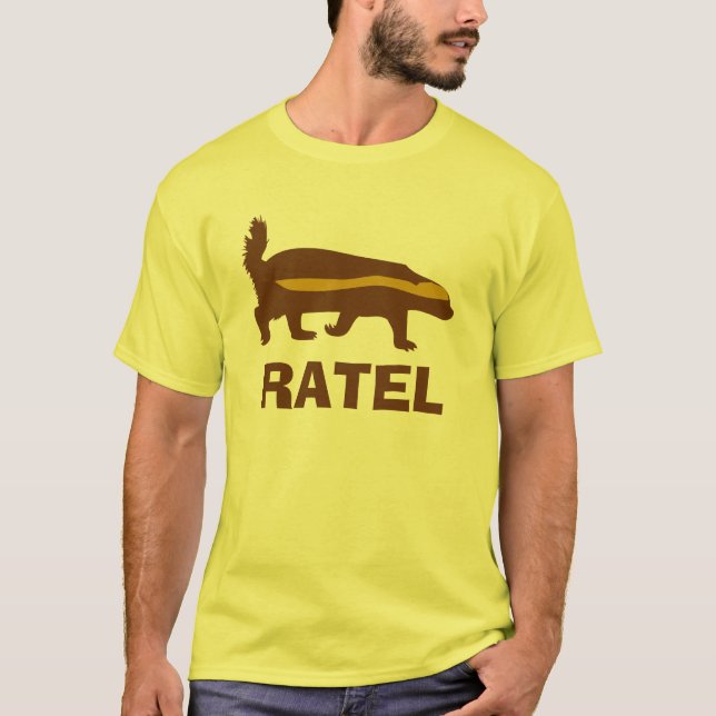 Honey Badger Ratel T-Shirt (Front)