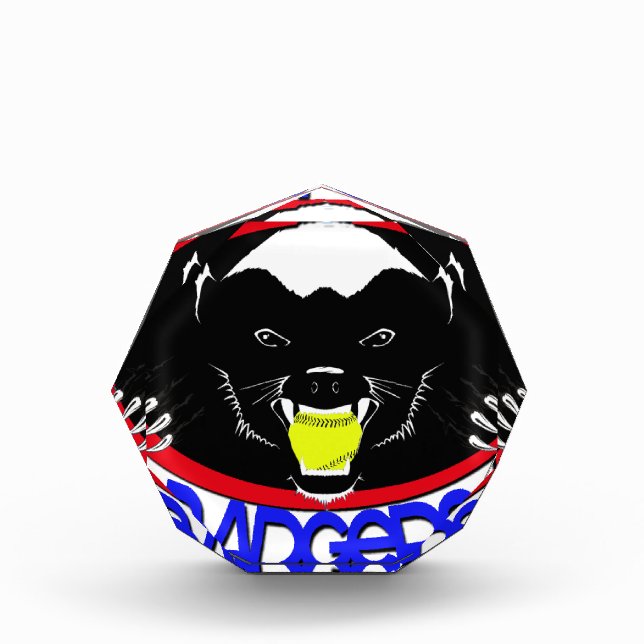 Honey Badger Softball Award (Front)