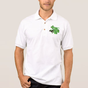 Honey badger st Patrick's day Polo Shirt