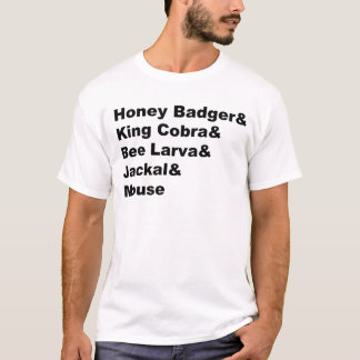 Honey Badger Summary T-Shirt