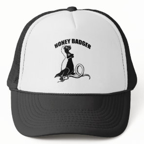 Honey badger trucker hat
