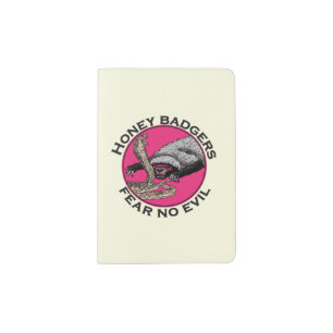 Honey Badger Verses cobra Passport Holder