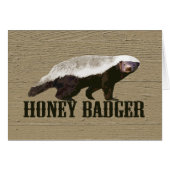 Honey Badger Wild Animal (Front Horizontal)