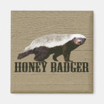 Honey Badger Wild Animal Magnet