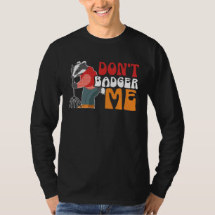 Honey Badger  Wildlife Animal Ratel T-Shirt