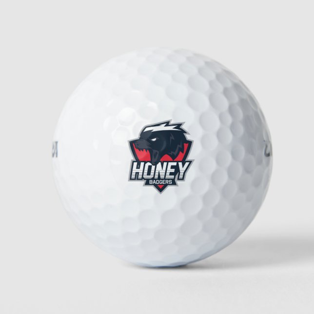 Honey Badgers Golf Balls (Front)