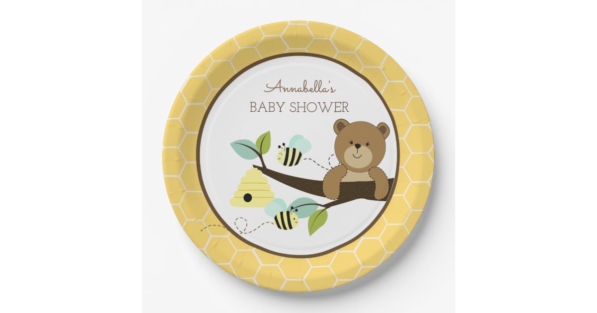 Pooh Bear Stickers, Pooh Bear Baby Shower Labels, Winnie Honey Favor  Stickers