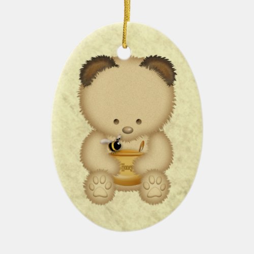 Honey Bear Personalized Ornament