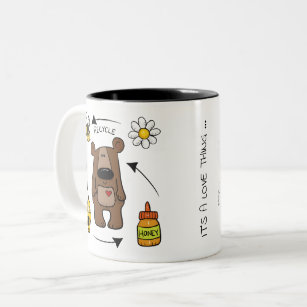Honey Bear- The Recycler Two-Tone Coffee Mug