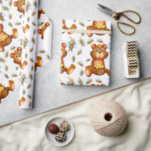 Honey Bears Wrapping Paper