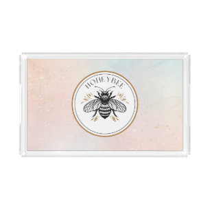 Honey Bee Acrylic Tray