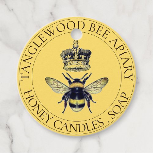 Honey Bee Apiary Honey Products Price Favor Tags