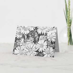 Honey Bee Art Card Wildflower Custom Greeting Card