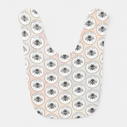 Honey Bee Baby Bib
