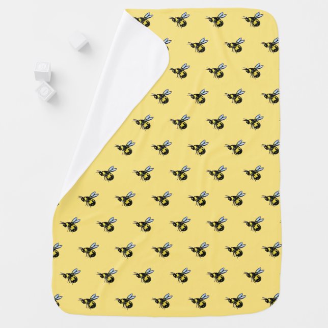 Honey Bee Baby Blanket (In Situ)