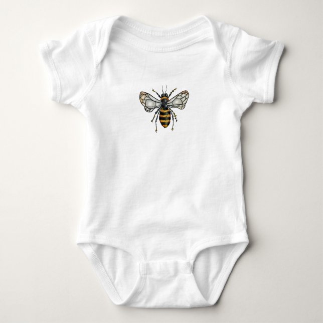 Honey Bee  Baby Bodysuit (Front)