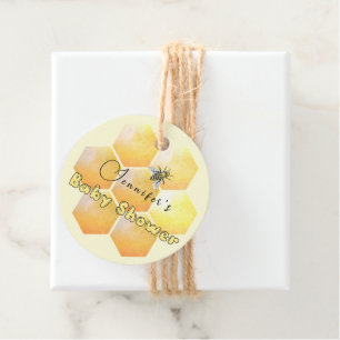 Honey Bee Baby Shower Favor Tags