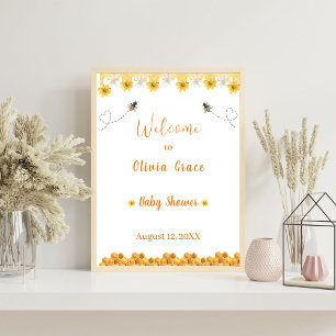 Honey Bee Baby Shower Foam Board
