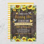 Honey Bee Baby Shower Invitation (Front/Back)
