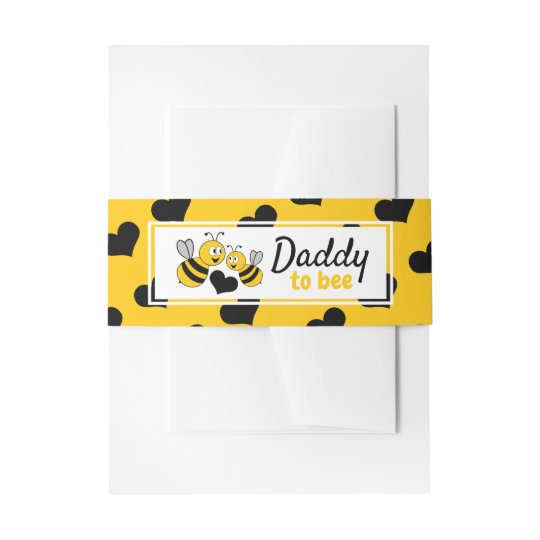 Honey Bee, Baby Shower Invitation Belly Band | Zazzle.com