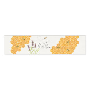 honey bee baby shower napkin wrap