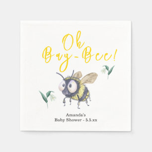 Honey Bee Baby Shower Napkins