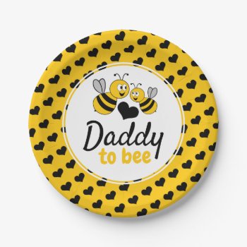 Honey Bee  Baby Shower Paper Plates by StampedyStamp at Zazzle